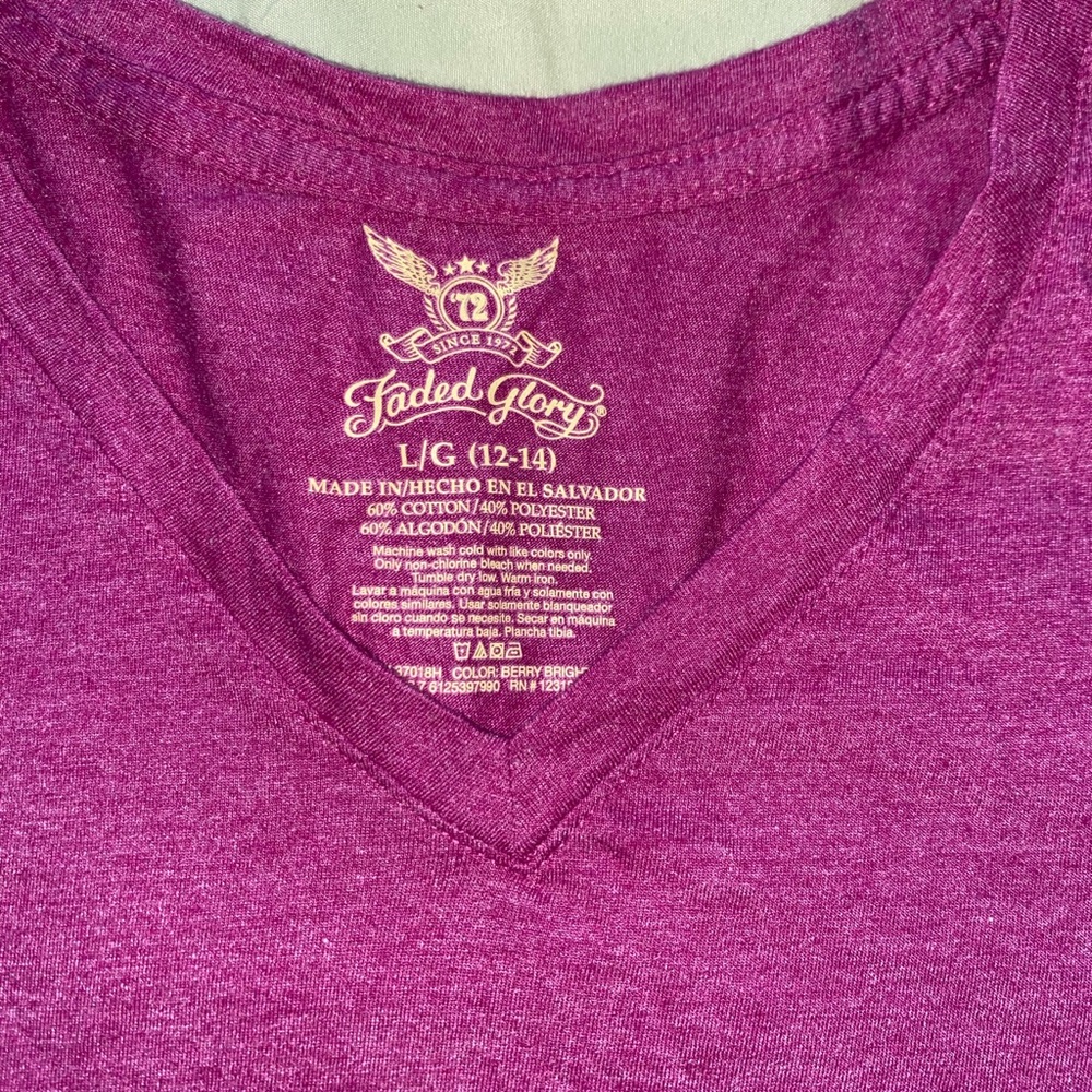 magenta long sleeve top perfect for layering